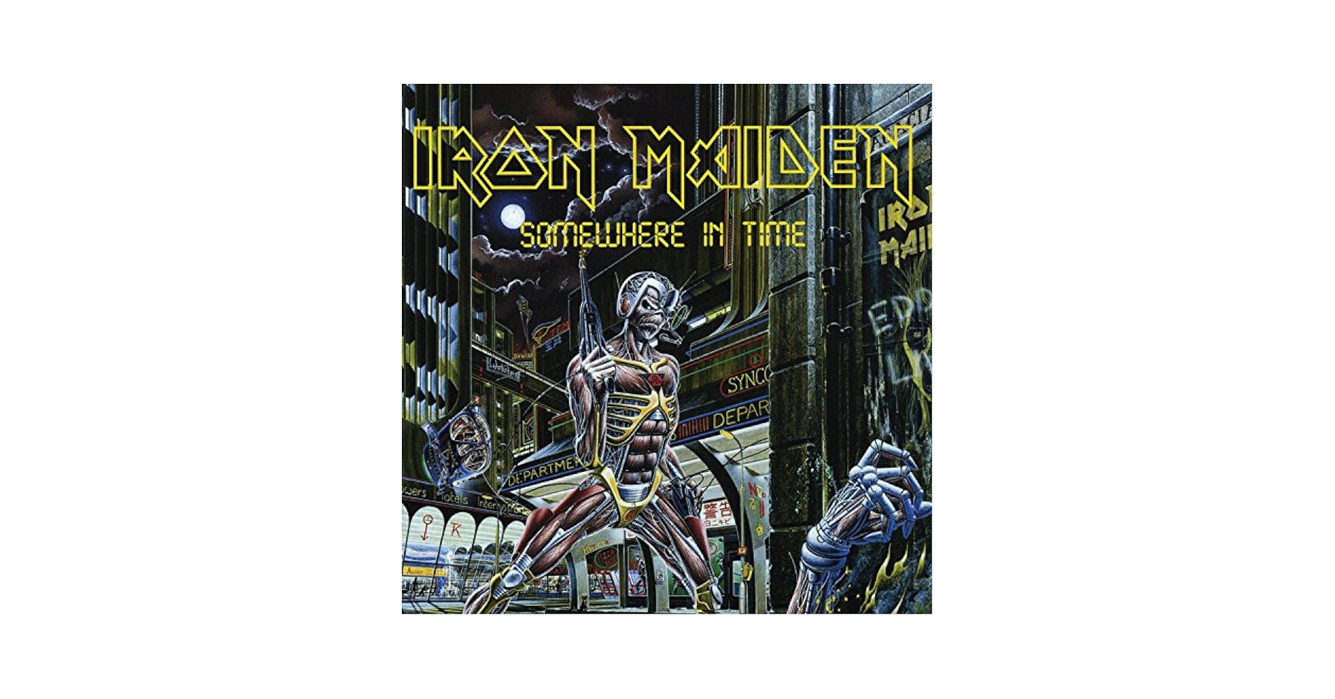 IRON MAIDEN サムホエア・イン・タイム LP Iron Maiden - Somewhere In Time[LP] - Amazon.com Music
